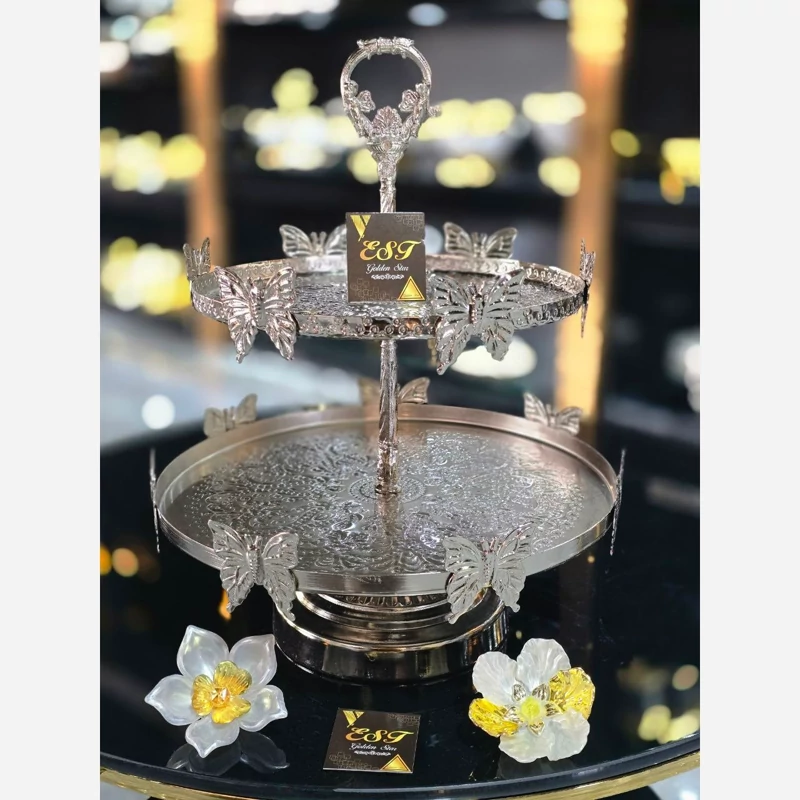 شیرینی خوری دو طبقه پروانه